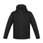 CX2 L03170, - Hurricane - Men's Insulated Softshell Jacket W/ Detachable Hood, Black