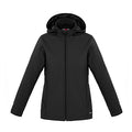 CX2 L03171, - Hurricane - Ladies Insulated Softshell Jacket W/ Detachable Hood, Black