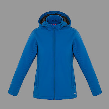 CX2 L03171, - Hurricane - Ladies Insulated Softshell Jacket W/ Detachable Hood, Cobalt Blue