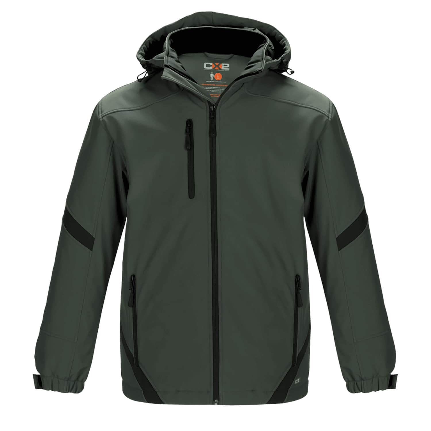 CX2-L03200 jacket in Gunmetal/Black