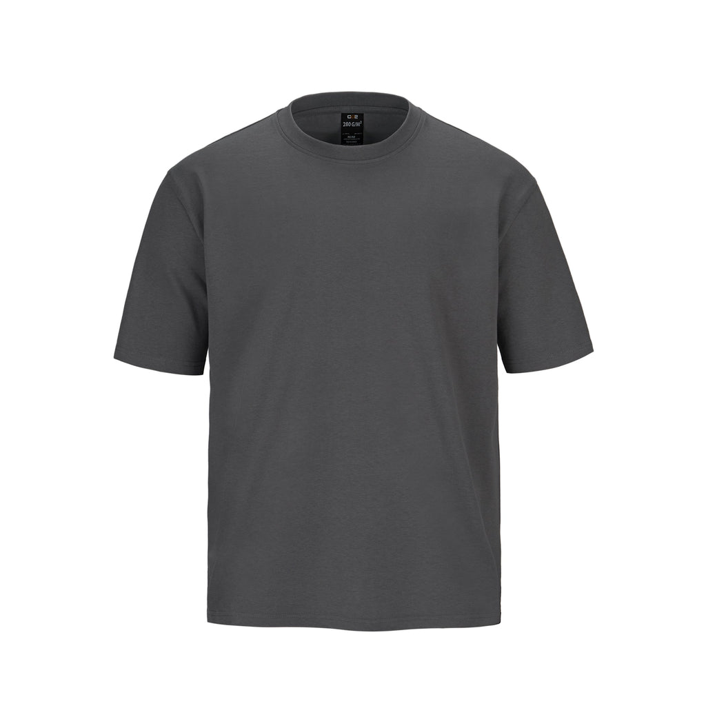 CX2 S05280, - Urban - 280gsm Heavyweight Drop Shoulder Cotton T-shirt, Charcoal