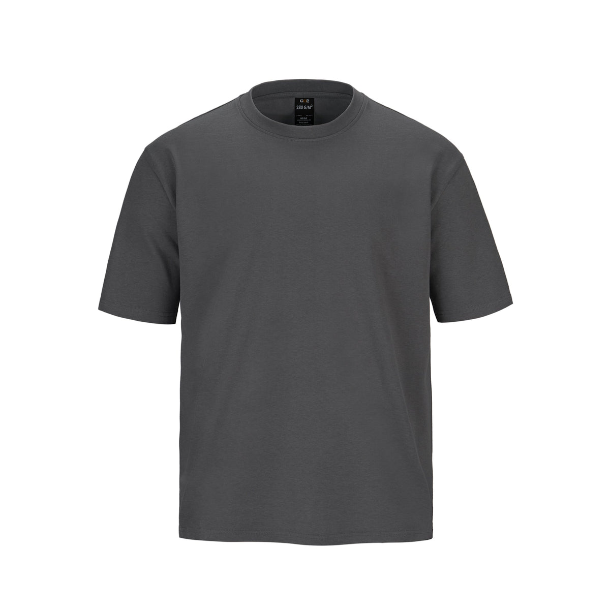 CX2 S05280, - Urban - 280gsm Heavyweight Drop Shoulder Cotton T-shirt, Charcoal