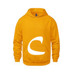 Alphabet C Hoodie 9 inch calligraphy White ink, Gold
