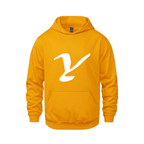 Alphabet Y Hoodie 9 inch calligraphy White ink, Gold