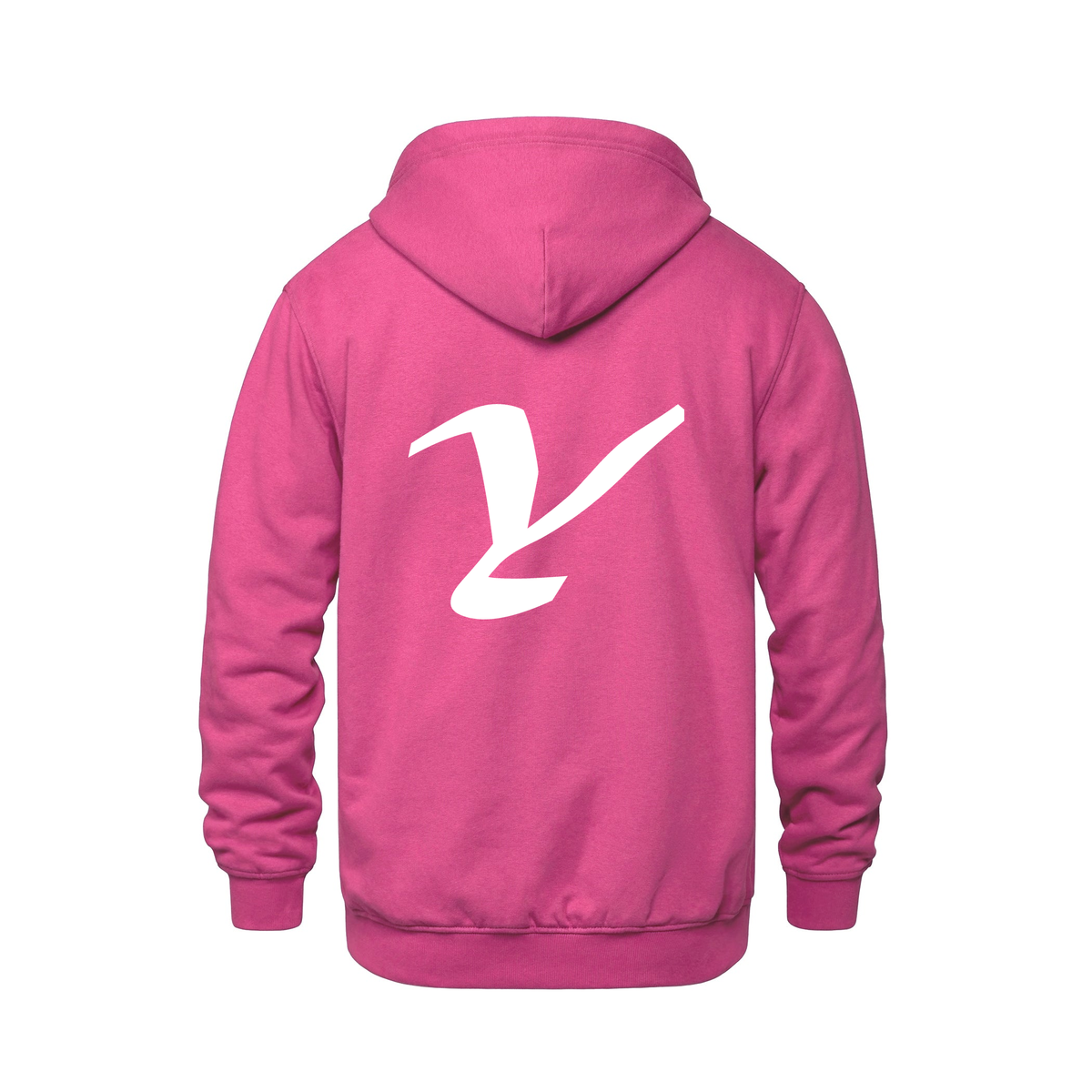 Alphabet Y Hoodie 9 inch calligraphy White ink, Heliconia
