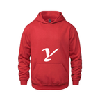 Alphabet Y Hoodie 9 inch calligraphy White ink, Red