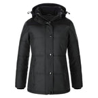 Heritage 54 L06026, - Nunavut - Ladies Puffy Coat W/ Detachable Hood, Charcoal