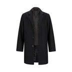 Heritage 54 L6090Y, - Regent - Youth Melton Coat With Removable Collar, Black