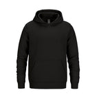 Heritage 54 L06400, - Pulse - Adult Performance Double Knit Pullover Hooded Sweatshirt, Black
