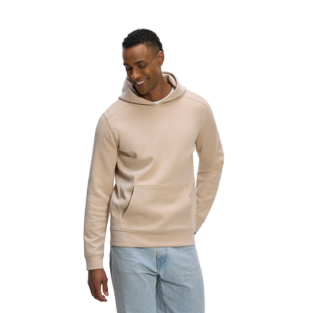 Heritage 54 L06400, - Pulse - Adult Performance Double Knit Pullover Hooded Sweatshirt, Sand