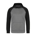 CX2 L1630Y, - Oakland - Youth Polyester Pullover Hooded Sweatshirt, Grey/Black