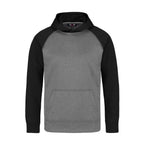 CX2 L1630Y, - Oakland - Youth Polyester Pullover Hooded Sweatshirt, Grey/Black