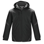 CX2 L3200Y, - Typhoon - Youth Insulated Softshell Jacket W/ Detachable Hood, Black/Gunmetal