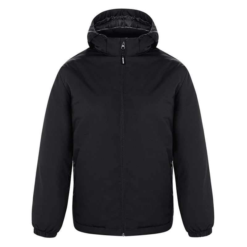 CX2 L3400Y, - Playmaker - Youth Insulated Jacket W/ Detachable Hood, Black