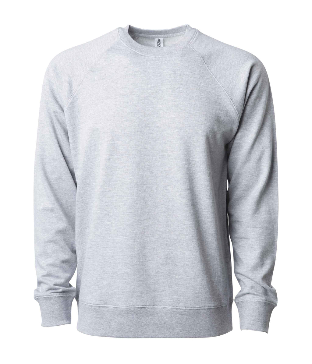 INDEPENDENT IND5000C Legend-P1, Ind5000c Legend - Men's Premium 450gm Heavyweight Cross-grain Crew (colors A-g), Grey Heather