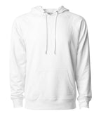 INDEPENDENT SS1000P-P2, Ss1000p - Unisex Lightweight Loopback Terry Hooded Pullover (white), White