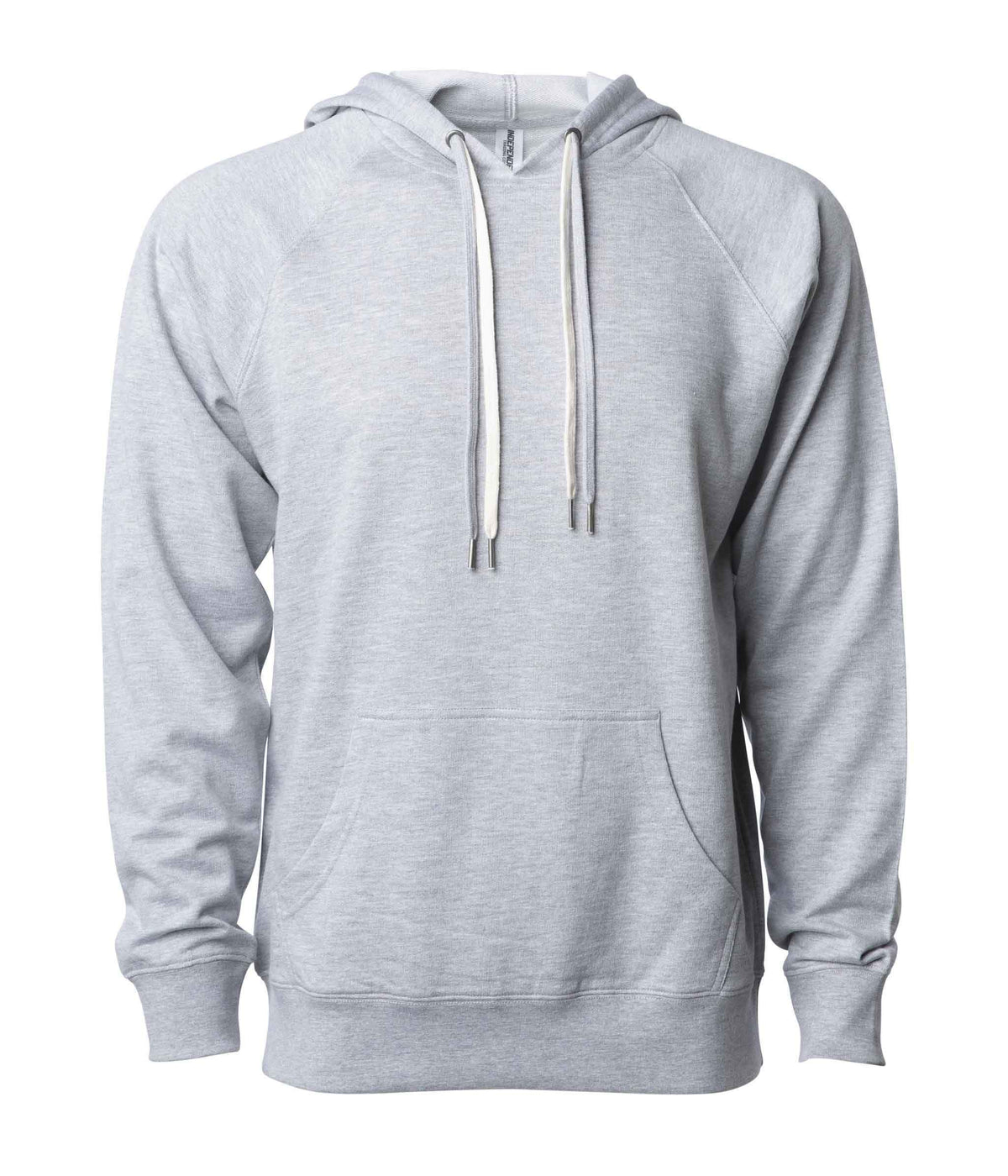 INDEPENDENT SS1000P-P1, Ss1000p - Unisex Lightweight Loopback Terry Hooded Pullover (colors A-s), Athletic Heather