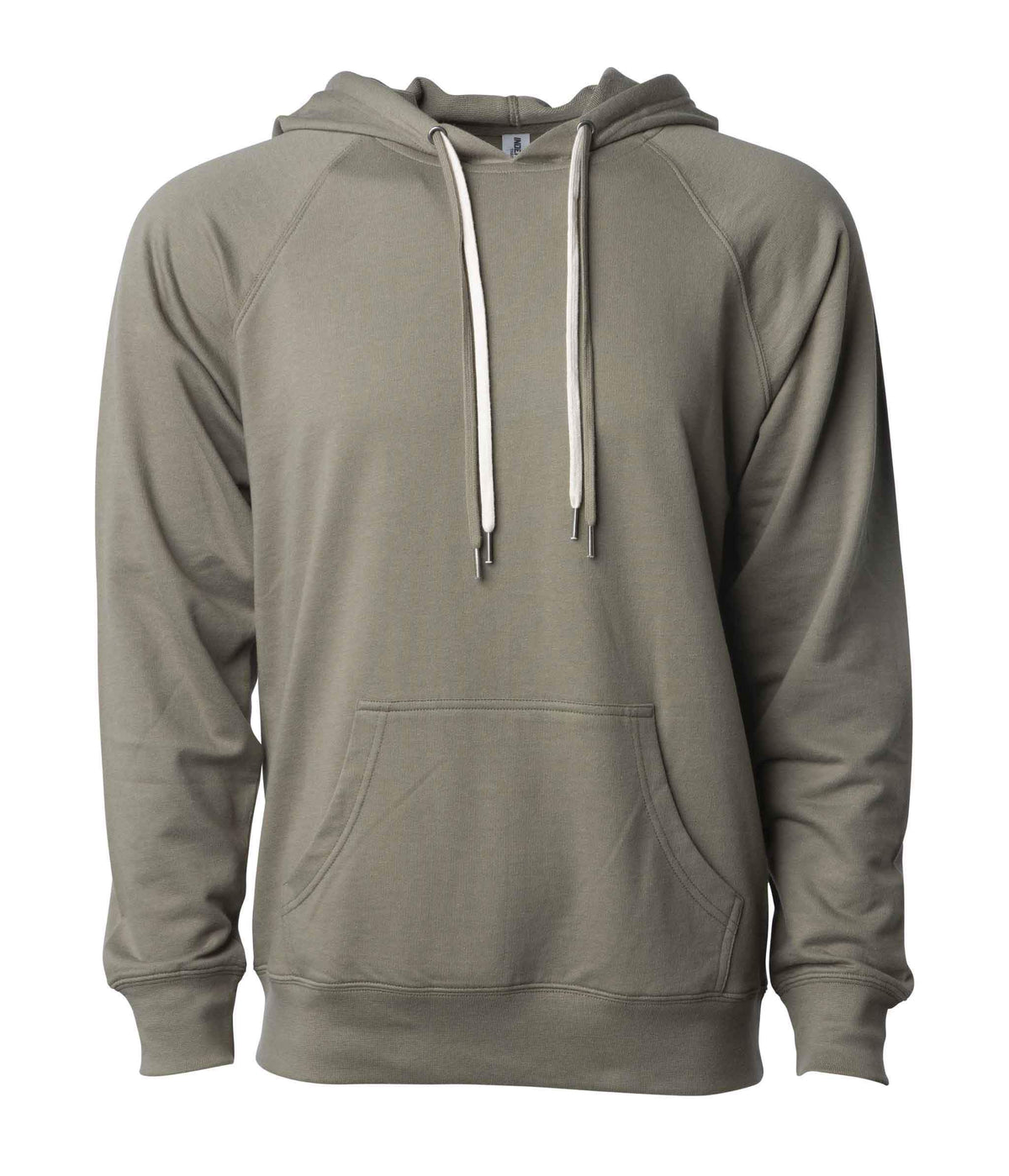 INDEPENDENT SS1000P-P1, Ss1000p - Unisex Lightweight Loopback Terry Hooded Pullover (colors A-s), Olive