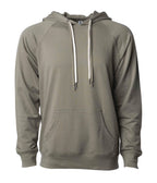 INDEPENDENT SS1000P-P2, Ss1000p - Unisex Lightweight Loopback Terry Hooded Pullover (white), Olive