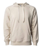 INDEPENDENT SS1000P-P1, Ss1000p - Unisex Lightweight Loopback Terry Hooded Pullover (colors A-s), Sand