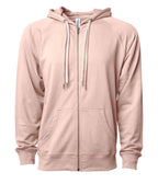 INDEPENDENT SS1000Z-P1, Ss1000z - Unisex Lightweight Loopback Terry Ziphood (colors A-o), Rose
