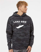 Lake Erie - Arc Classic Hoodie, Black Camo