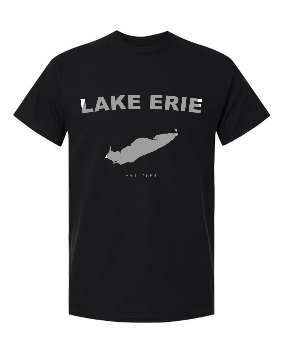 Lake Erie - Arc Classic T-Shirt, Black