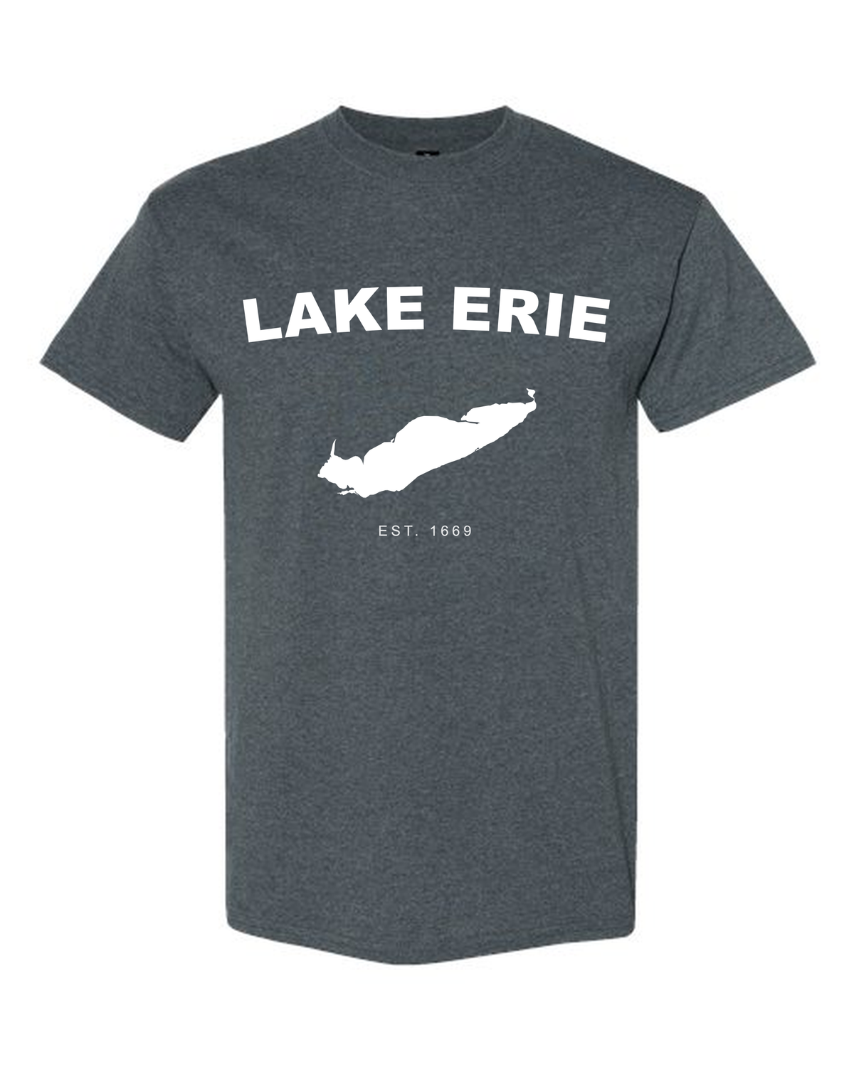 Lake Erie - Arc Classic T-Shirt, Dark Heather