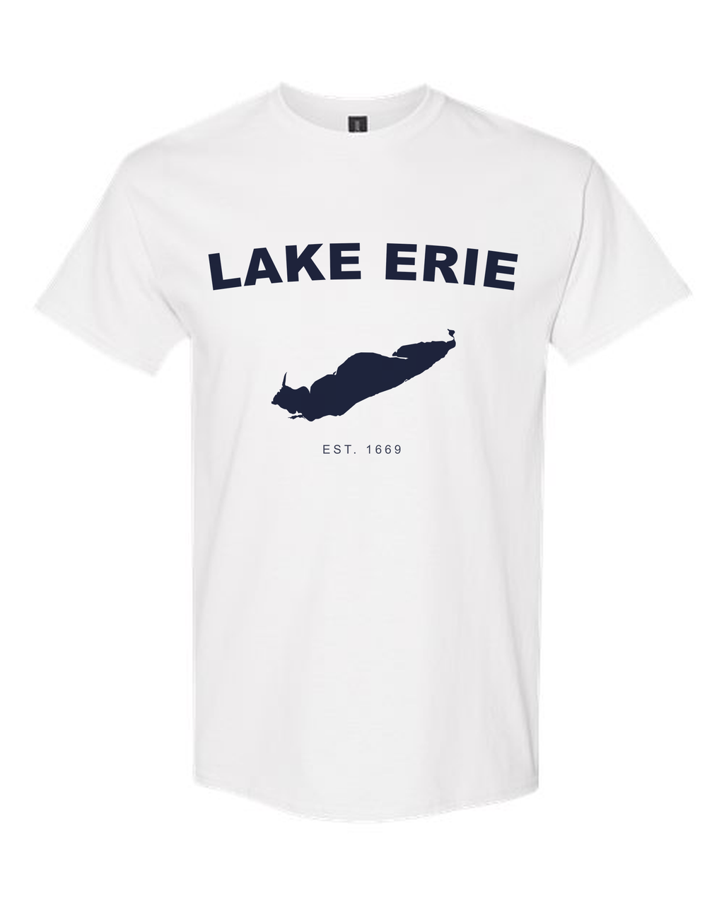 Lake Erie - Arc Classic T-Shirt, White