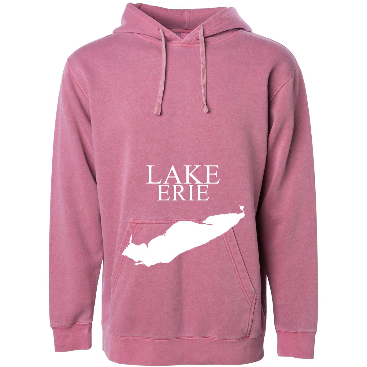 Lake Erie - Condensed Tall Hoodie, Pigment Sage