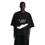 Lake Erie - Condensed Tall T-Shirt, Black