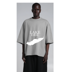 Lake Erie - Condensed Tall T-Shirt, Concrete