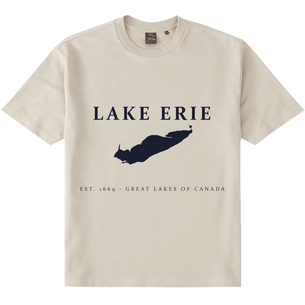 Lake Erie - Constantia Vintage T-Shirt, Almond