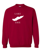 Lake Erie - Copperplate Sandwich Hoodie, Cardinal Red