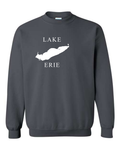 Lake Erie - Copperplate Sandwich Hoodie, Charcoal