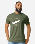 Lake Erie - Copperplate Sandwich T-Shirt, Cactus
