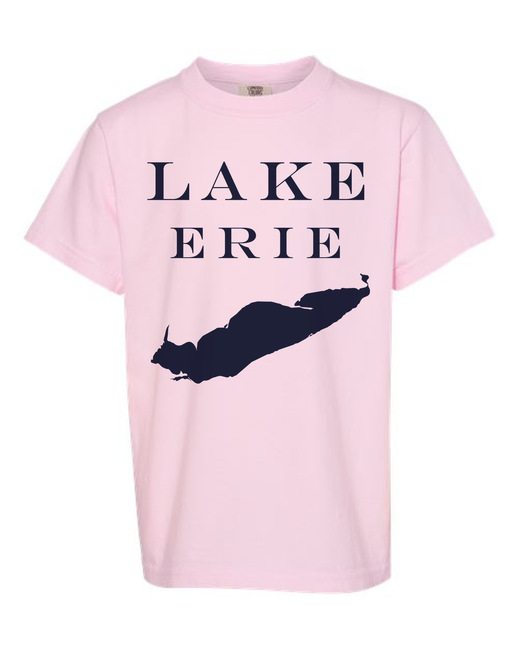 Lake Erie - Engravers Label T-Shirt, Blossom