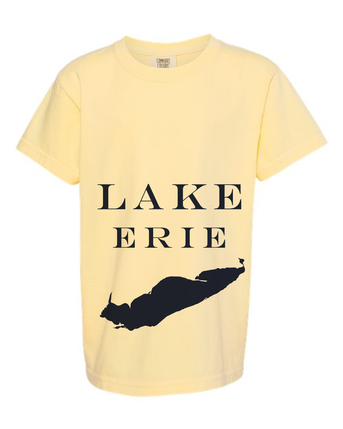 Lake Erie - Engravers Label T-Shirt, Butter