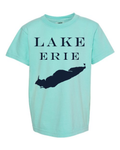 Lake Erie - Engravers Label T-Shirt, Chalky Mint