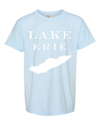 Lake Erie - Engravers Label T-Shirt, Chambray