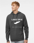 Lake Erie - Franklin Modern Hoodie, Charcoal Heather