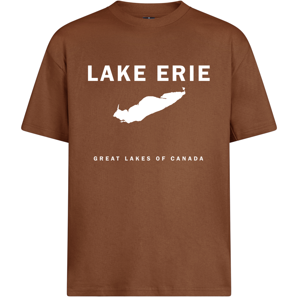 Lake Erie - Franklin Modern T-Shirt, Brown Sugar