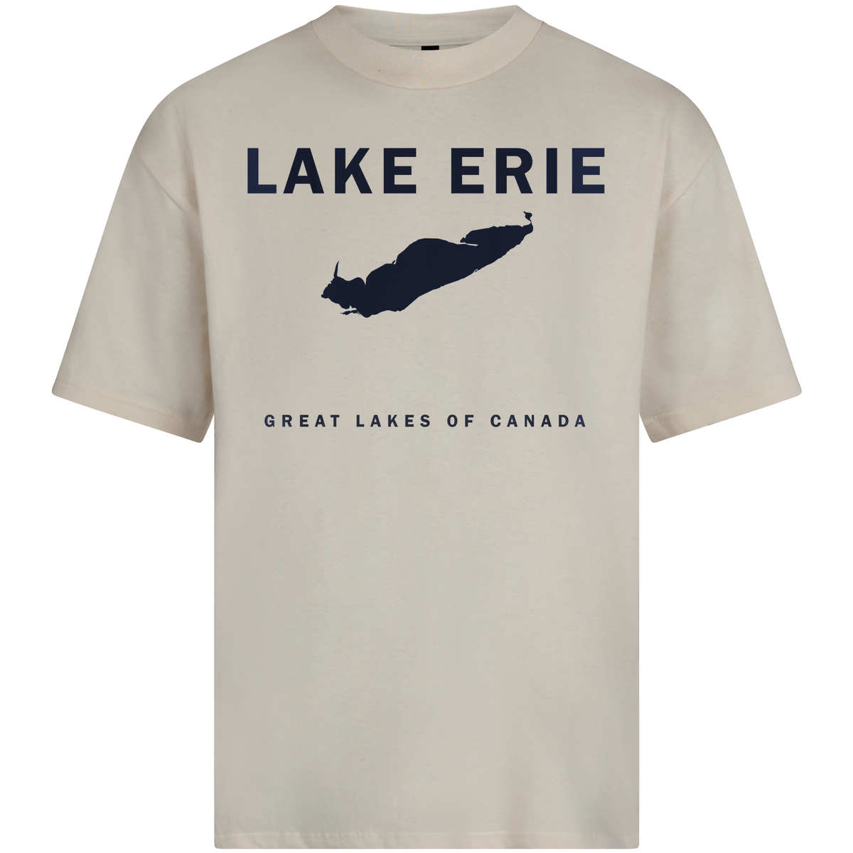 Lake Erie - Franklin Modern T-Shirt, Cream