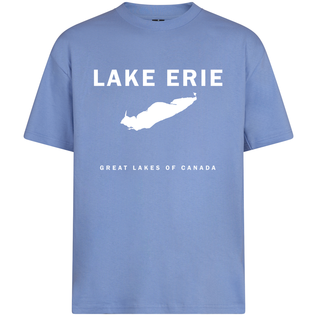 Lake Erie - Franklin Modern T-Shirt, Digital Violet