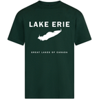 Lake Erie - Franklin Modern T-Shirt, Forest Green