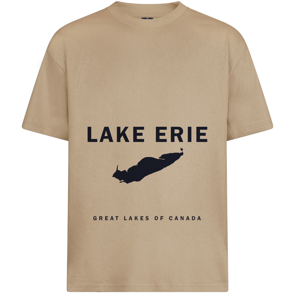 Lake Erie - Franklin Modern T-Shirt, Sand
