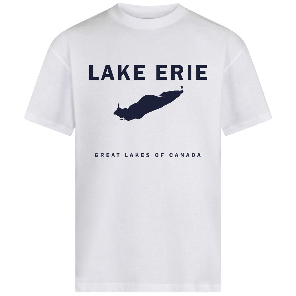 Lake Erie - Franklin Modern T-Shirt, White