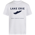 Lake Erie - Franklin Modern T-Shirt, White