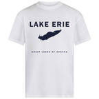 Lake Erie - Franklin Modern T-Shirt, White