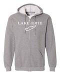 Lake Erie - Garamond Fashion Hoodie, Graphite Heather